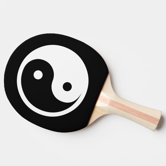 Yin Yang Symbol - solid tattodesign 2 Pingisracket (Sidan)