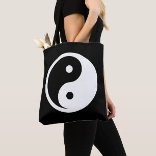 Yin Yang Symbol - solid tattodesign 2 Tygkasse