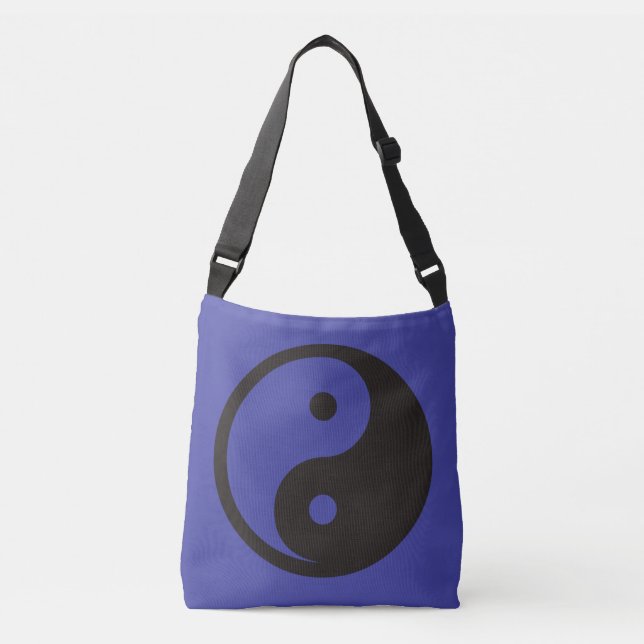 Yin Yang Symbol - solid tattodesign Axelväska (Framsida)