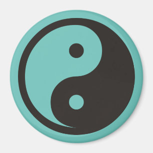 Yin Yang Symbol - solid tattodesign Magnet