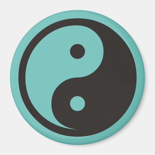 Yin Yang Symbol - solid tattodesign Magnet (Framsidan)