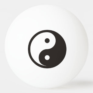 Yin Yang Symbol - solid tattodesign Pingisboll