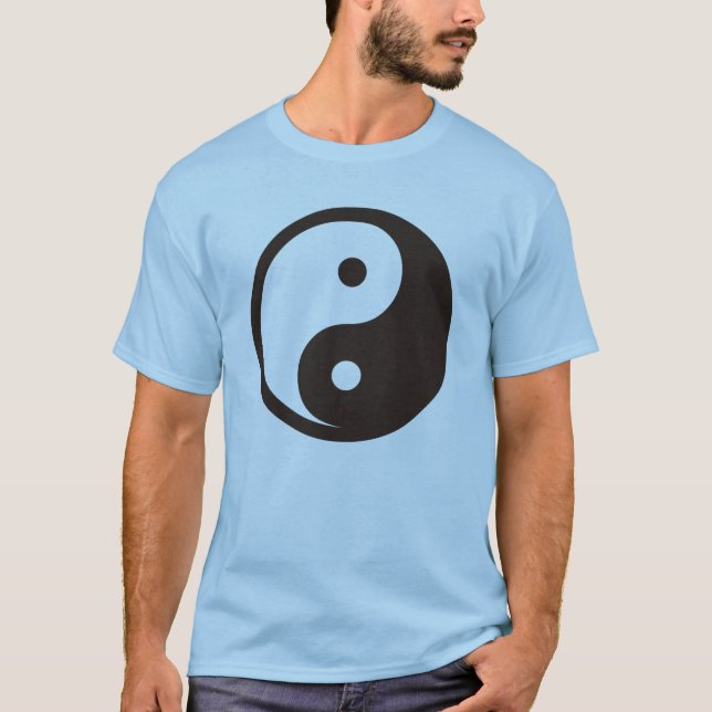Yin Yang Symbol - solid tattodesign T Shirt (Framsida)