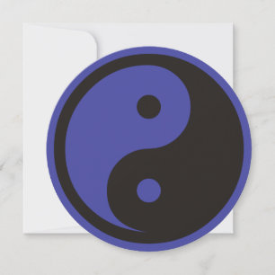 Yin Yang-symbol - solid tatuering design