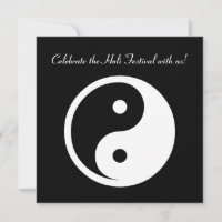 Yin Yang-symbol - solid tatuering design 2