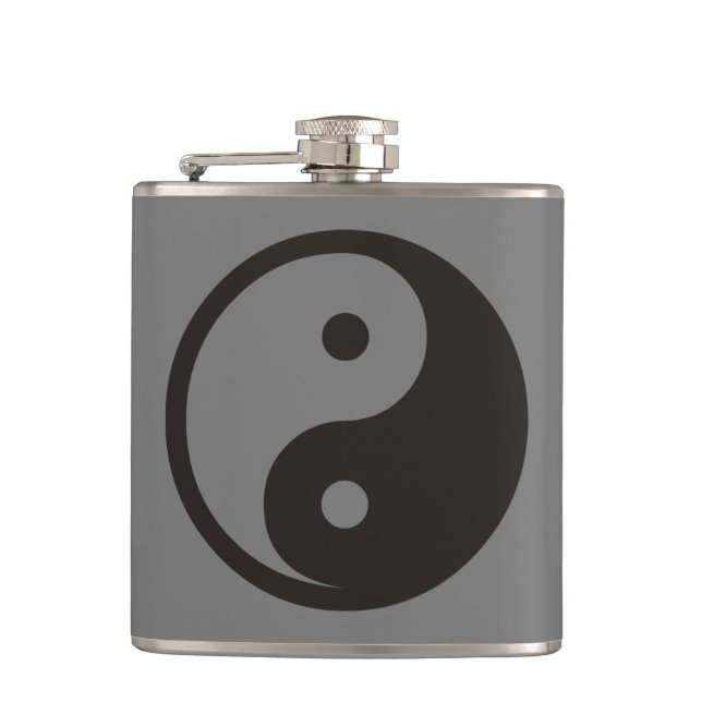Yin Yang-symbol - solid tatuering design Fickplunta (Framsidan)