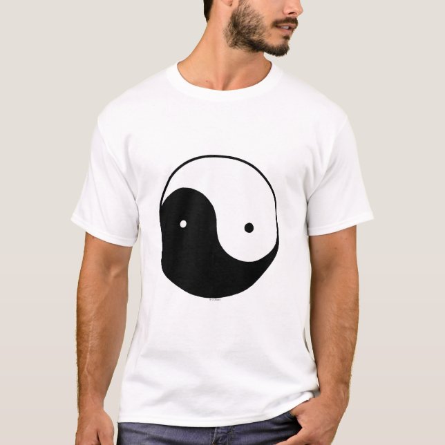 Yin Yang symbol T Shirt (Framsida)