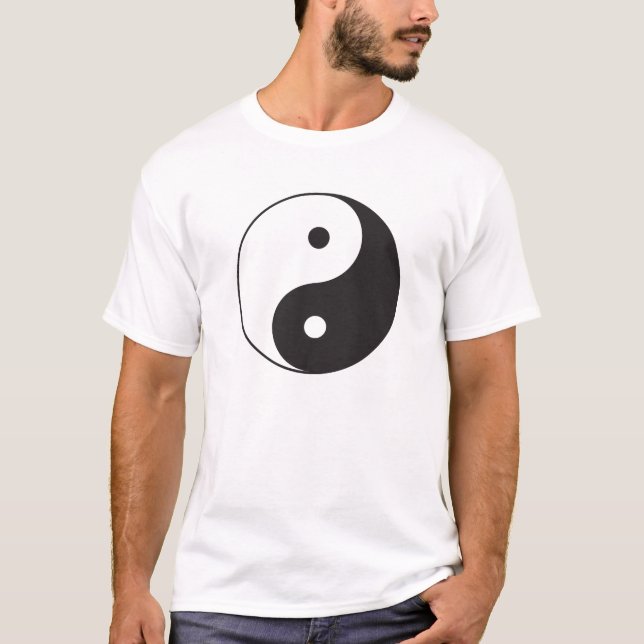 Yin Yang Symbol T-Shirt (Framsida)