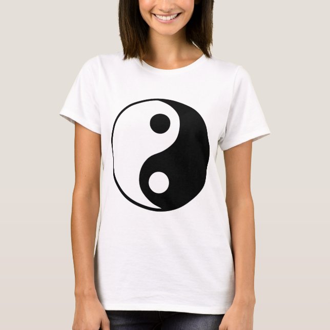 Yin Yang symbol Tee Shirt (Framsida)