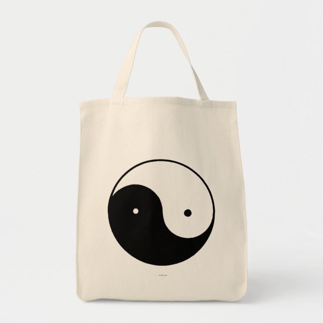 Yin Yang symbol Tygkasse (Framsidan)