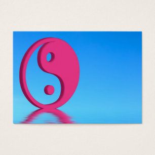 Yin Yang-symbol Visitkort
