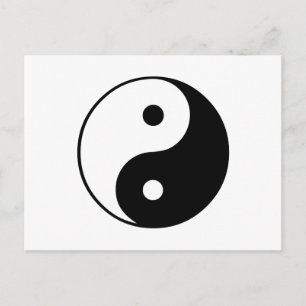 Yin Yang Symbol: Vykort