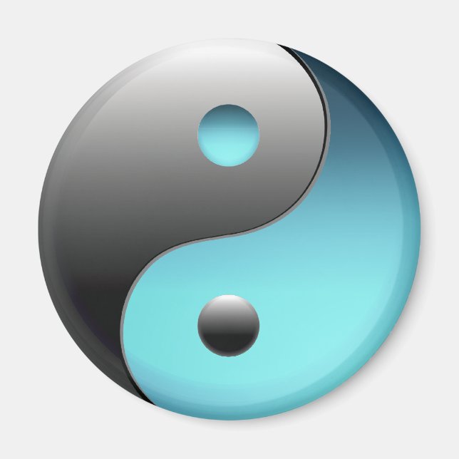 Yin Yang Symbol - Ying Yang Sign Magnet (Framsidan)