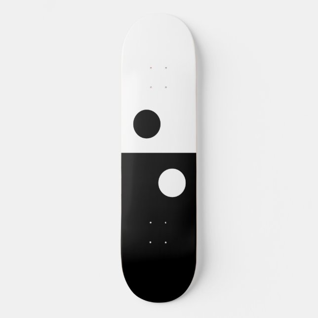 Yin Yang Symmetry Mini Skateboard Bräda 18,5 Cm (Framsida)