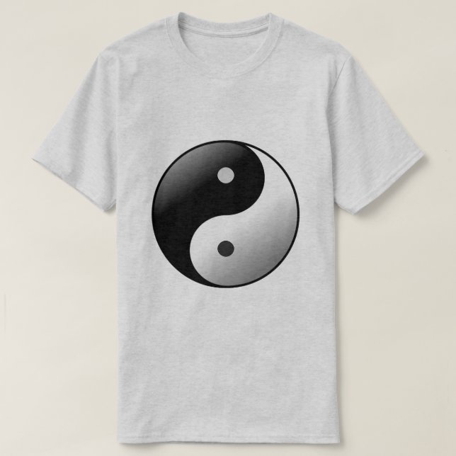 Yin Yang T-tröja T-shirt (Design framsida)