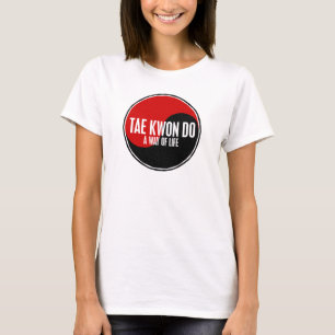 Yin Yang Tae Kwon gör 1 T-shirt