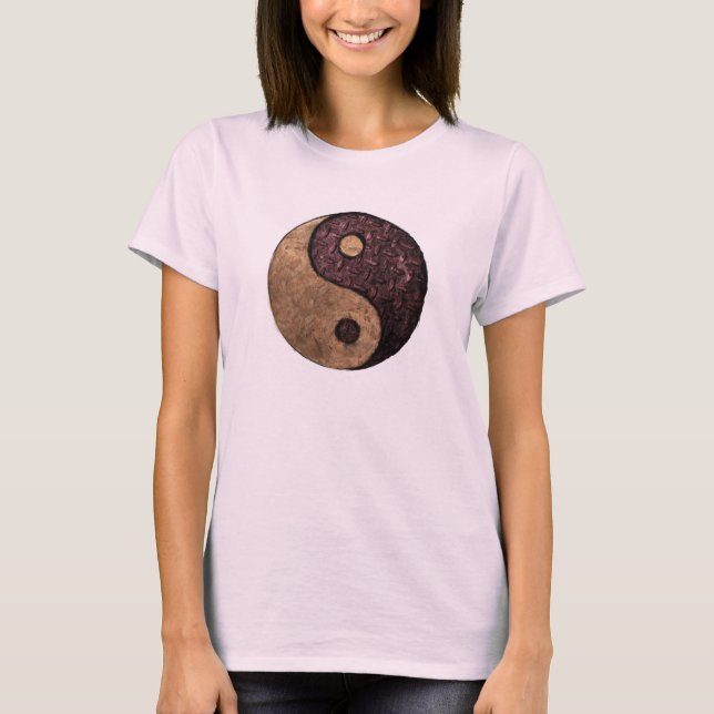 Yin Yang - Tai-Chisymbol Tee (Framsida)