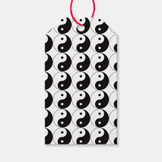 Yin Yang Tai Ji kinesiskt symbol Presentetikett