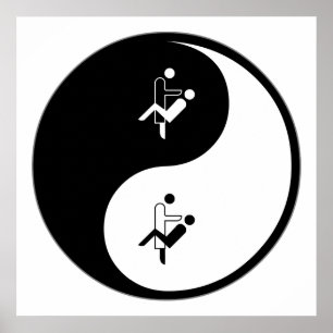 Yin Yang tandvård Poster