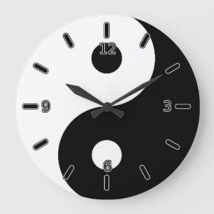 Yin Yang tar tid på (med numrerar), Stor Klocka