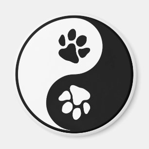 Yin Yang Tass (Anpassningsbar Färg) Magnet