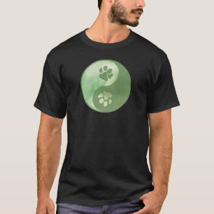 Yin Yang Tass Grönt T Shirt