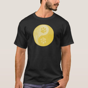 Yin Yang Tass Guld T Shirt