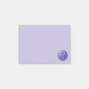 Yin Yang Tass Lila Post-it Block