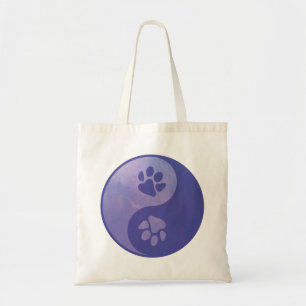 Yin Yang Tass Lila Tote Bag Tygkasse
