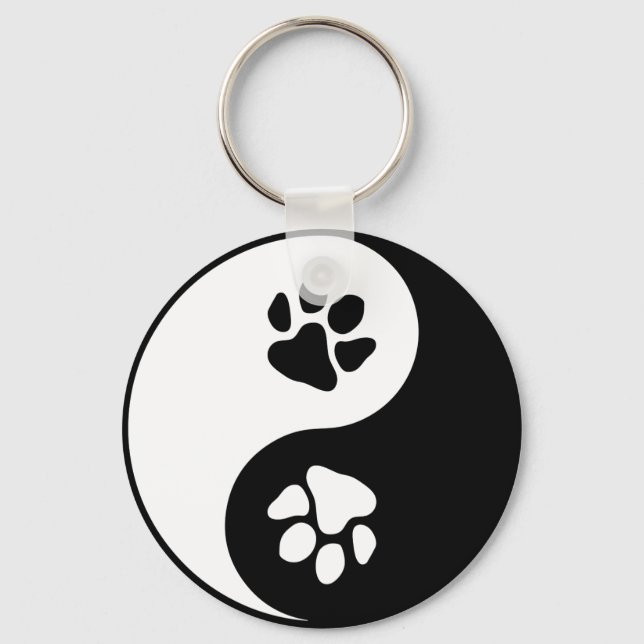 Yin Yang Tass Nyckelring (Framsida)