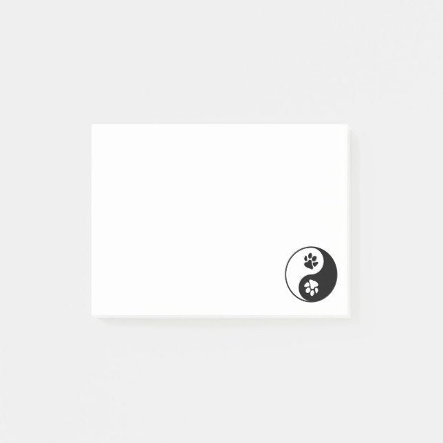 Yin Yang Tass Post-it Block (Framsida)