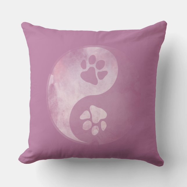 Yin Yang Tass Rosa Kudde (Framsida)