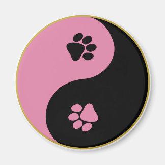 Yin Yang Tass Rosa Magnet