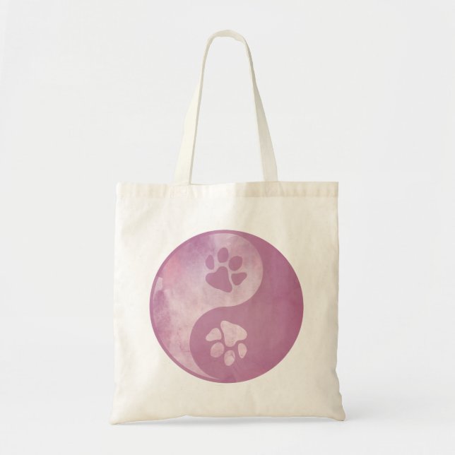 Yin Yang Tass Rosa Tygkasse (Framsidan)