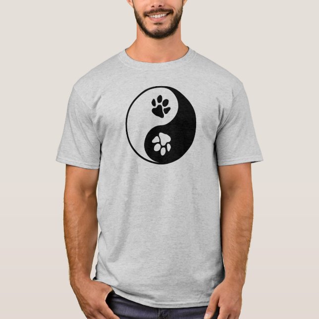 Yin Yang Tass T Shirt (Framsida)