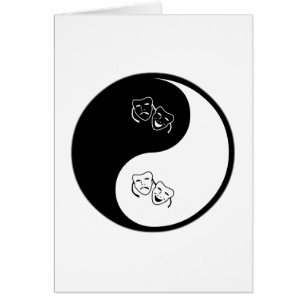 Yin Yang teater Hälsningskort