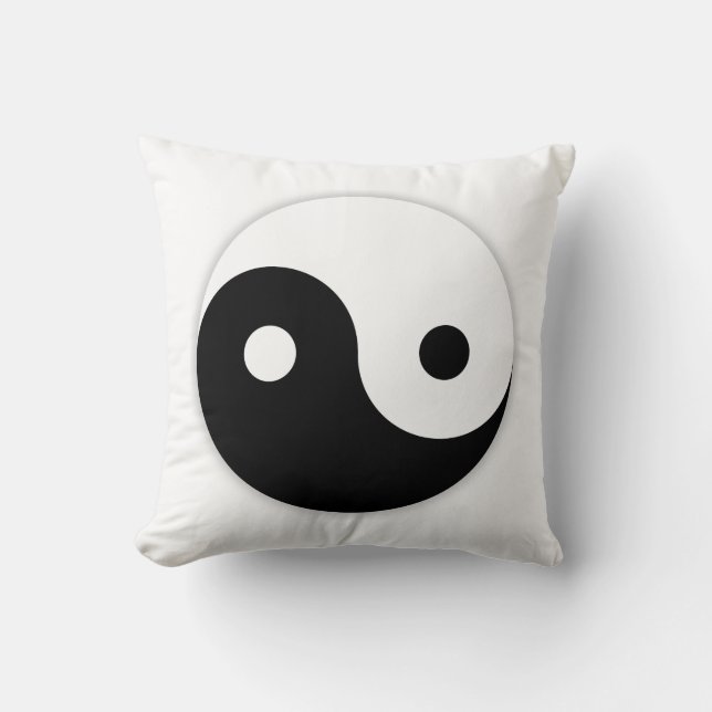 Yin Yang Throw Cushion Kudde (Framsida)