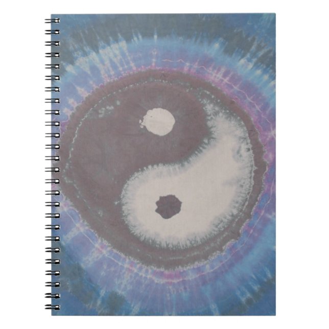 Yin Yang Tie Dye Anteckningsbok (Framsidan)