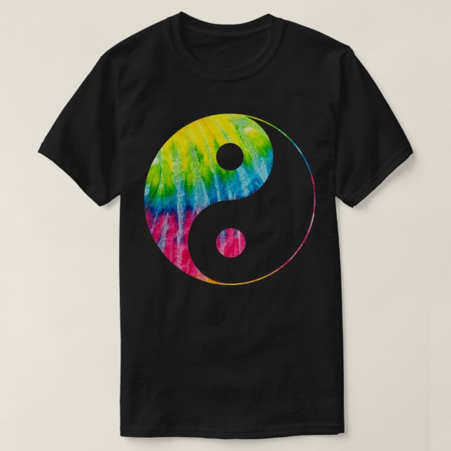 Yin Yang Tie Dye T Shirt (Design framsida)