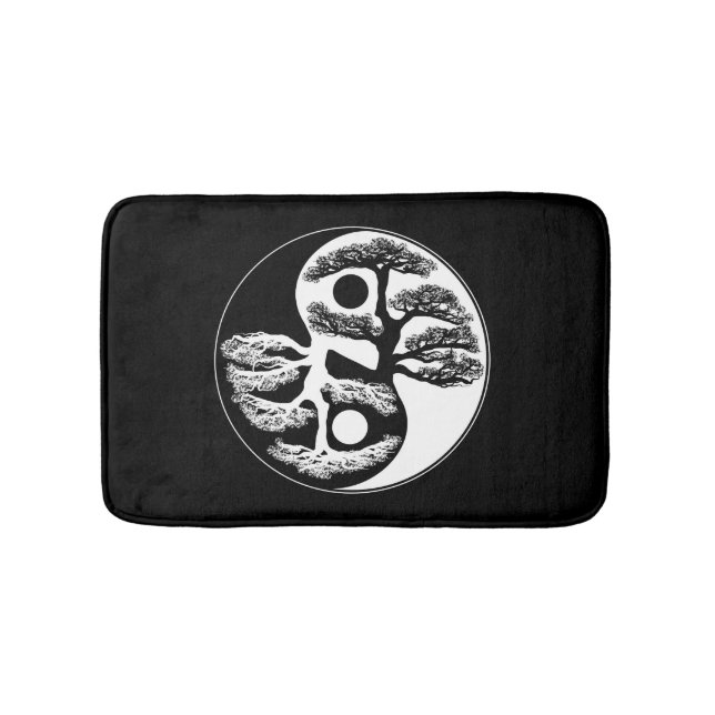Yin Yang träd Badrumsmatta (Framsidan)