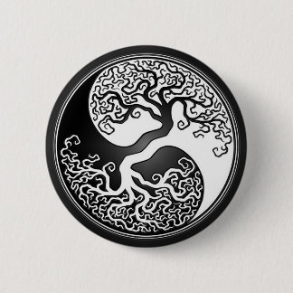 Yin Yang träd Knapp