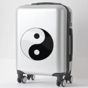 Yin Yang transparent Klistermärken