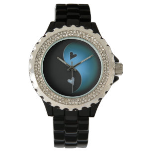 yin yang - turkos armbandsur