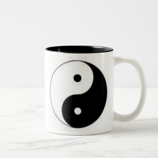 Yin Yang Två-Tonad Mugg (Höger)