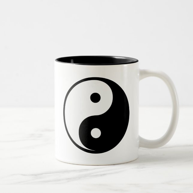 Yin Yang Två-Tonad Mugg (Höger)