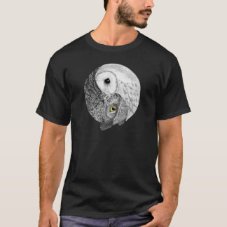 Yin Yang ugglor Tee Shirt