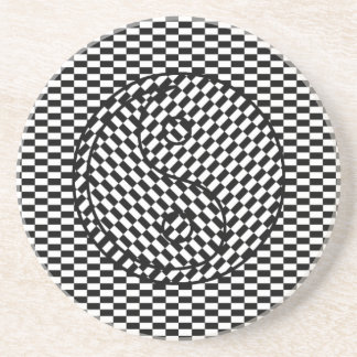 Yin Yang Underlägg Sandsten