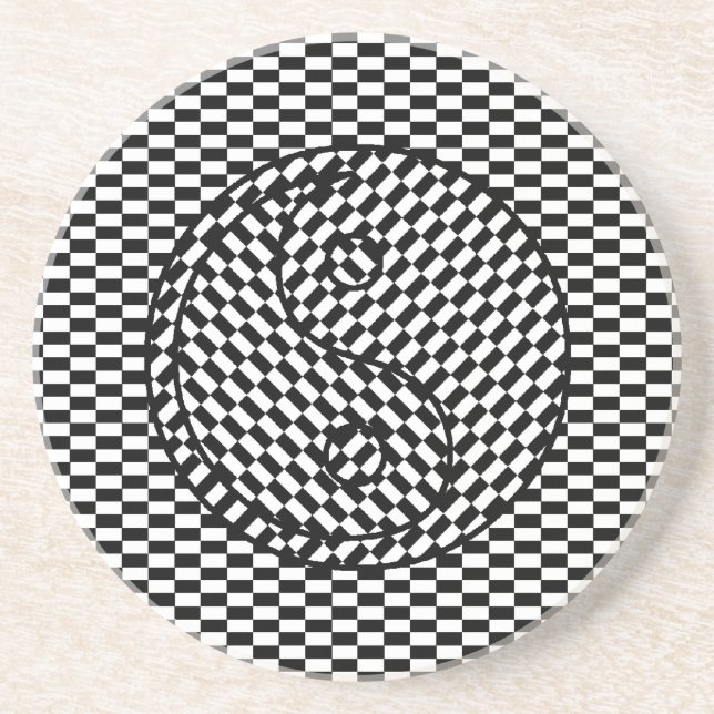 Yin Yang Underlägg Sandsten (Framsidan)