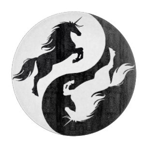 Yin Yang Unicorn Caking Board