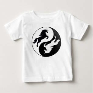 Yin Yang Unicorn Shirt T